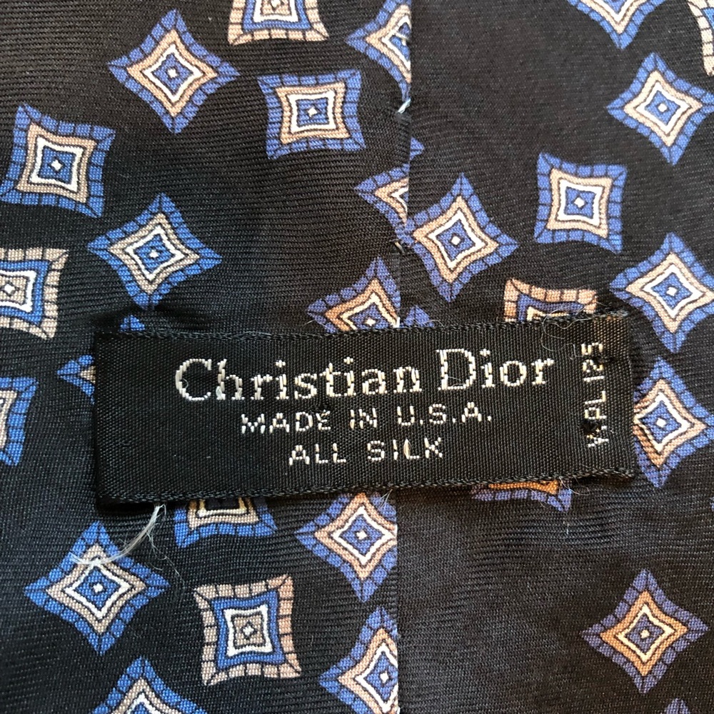 vintage Christian Dior men's neck tie - Picture 4 of 7